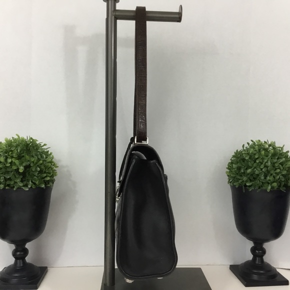 Brighton Vintage Black & Brown Leather Bag - Picture 3 of 8